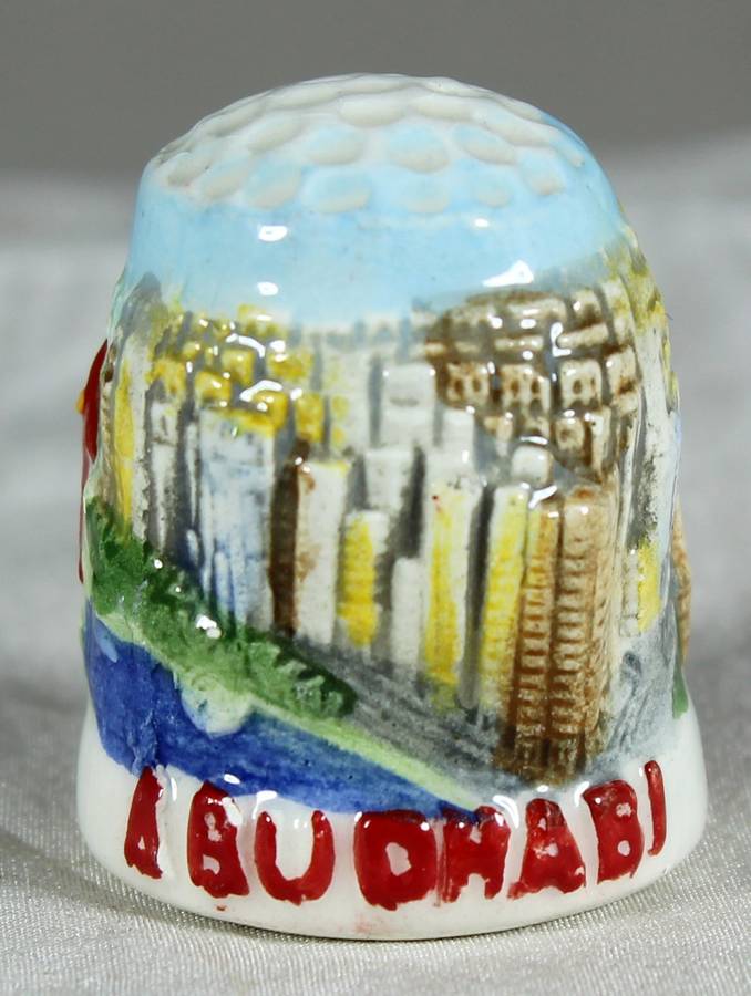 3D ceramic thimble - Abu Dhabi