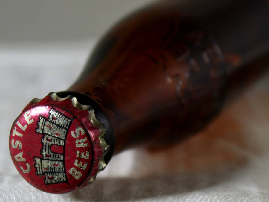 Mini liquor bottle - Castle Larger