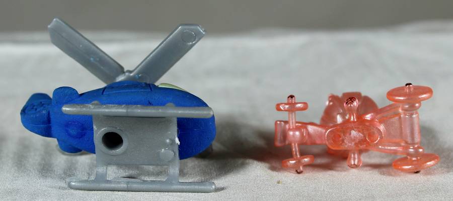 Miniature plastic chopper and carriage