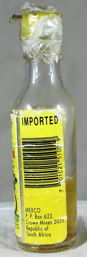 Mini liquor bottle - Gusang Rojo (Mexico)