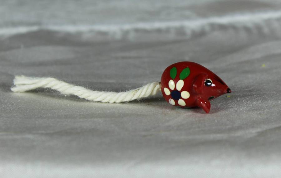 Mini miniature mouse with a long tail, by Fay