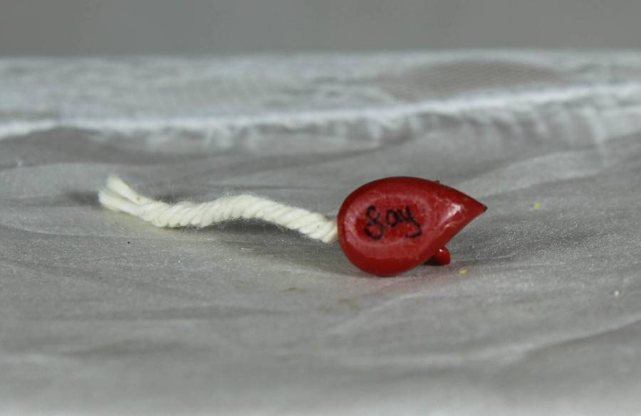 Mini miniature mouse with a long tail, by Fay