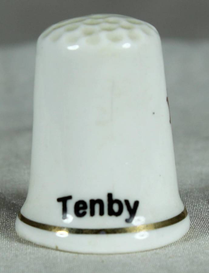 Bone China thimble - Wales