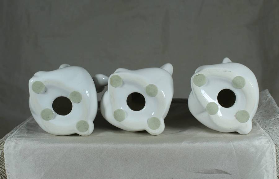 Set of rabbits, hear no evil, see no evil and speak no evil