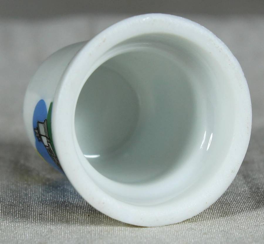 Bone China thimble - Cadiz
