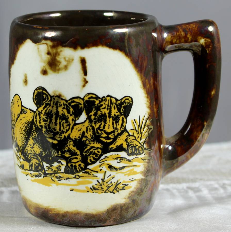 Small glazed Kruger Park mug