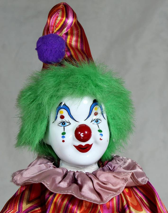 Large porcelain clown