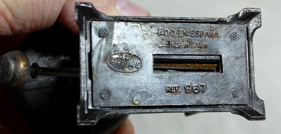 Miniature brass pencil sharpener - Vintage scale - Playtime (Italy)