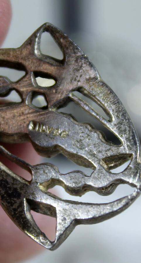 Vintage silver marcasite bracelet