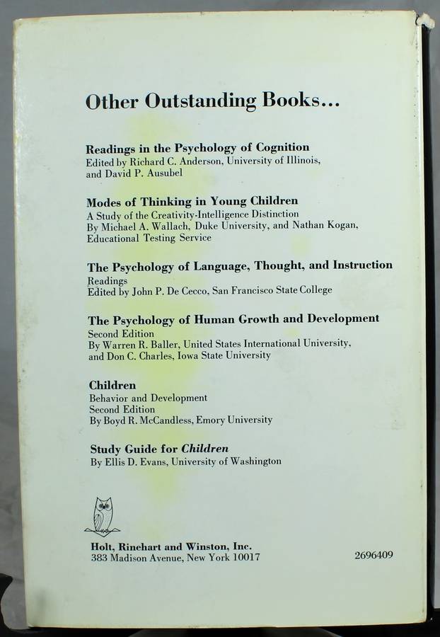 David P Ausubel - Educational Psychology - A cognitive view
