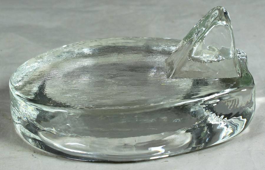 Glass trinket holder/ paperweight