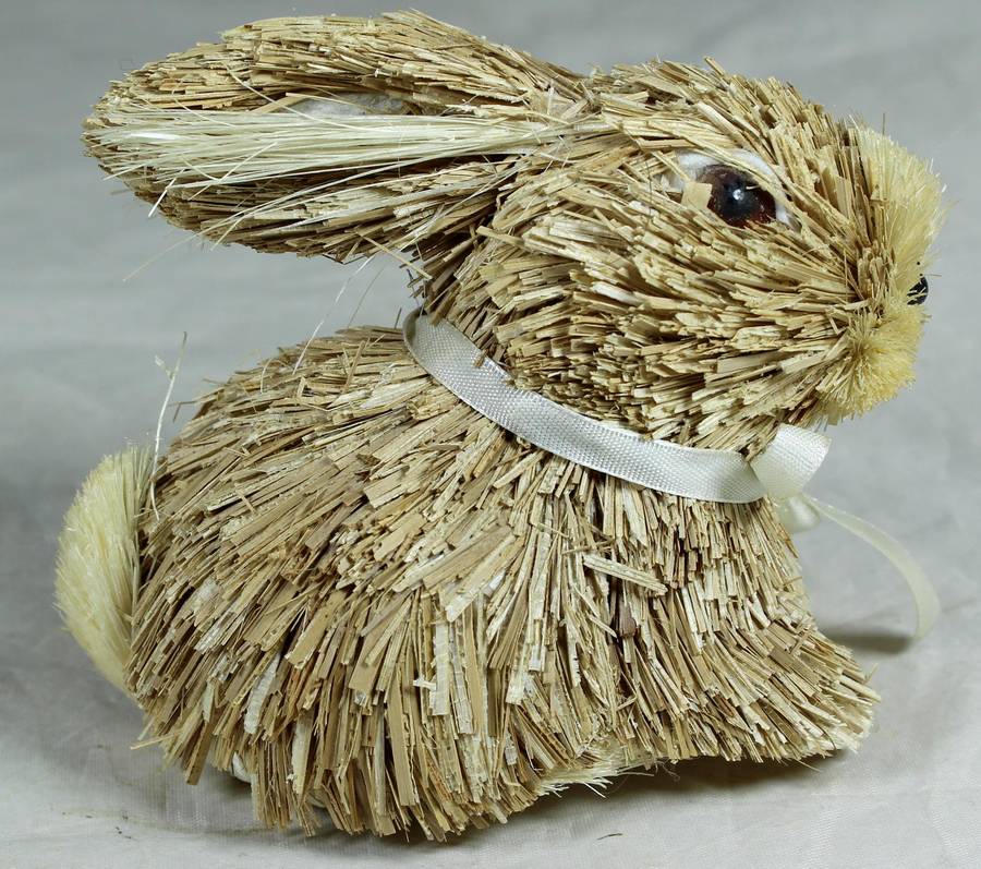 Paper mache rabbit