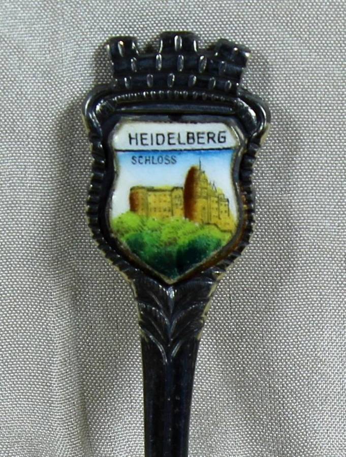 Souvenir spoon - Heidelberg Schloss