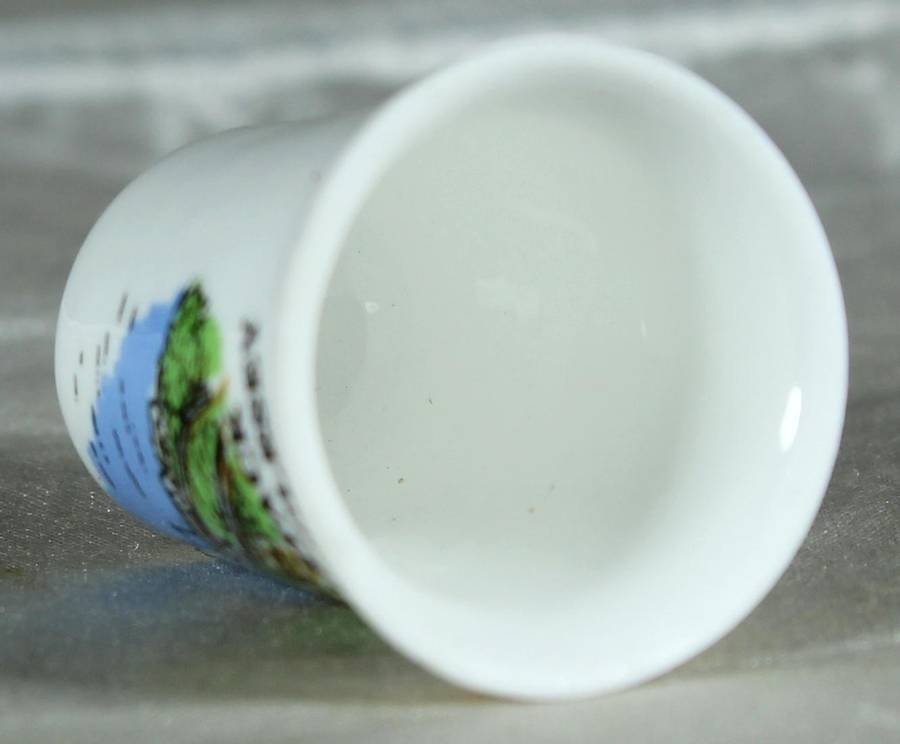 Bone China thimble - South Stack - Isle of Anglesey