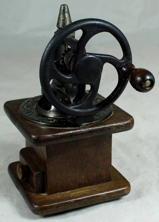 Ornamental vintage coffee grinder