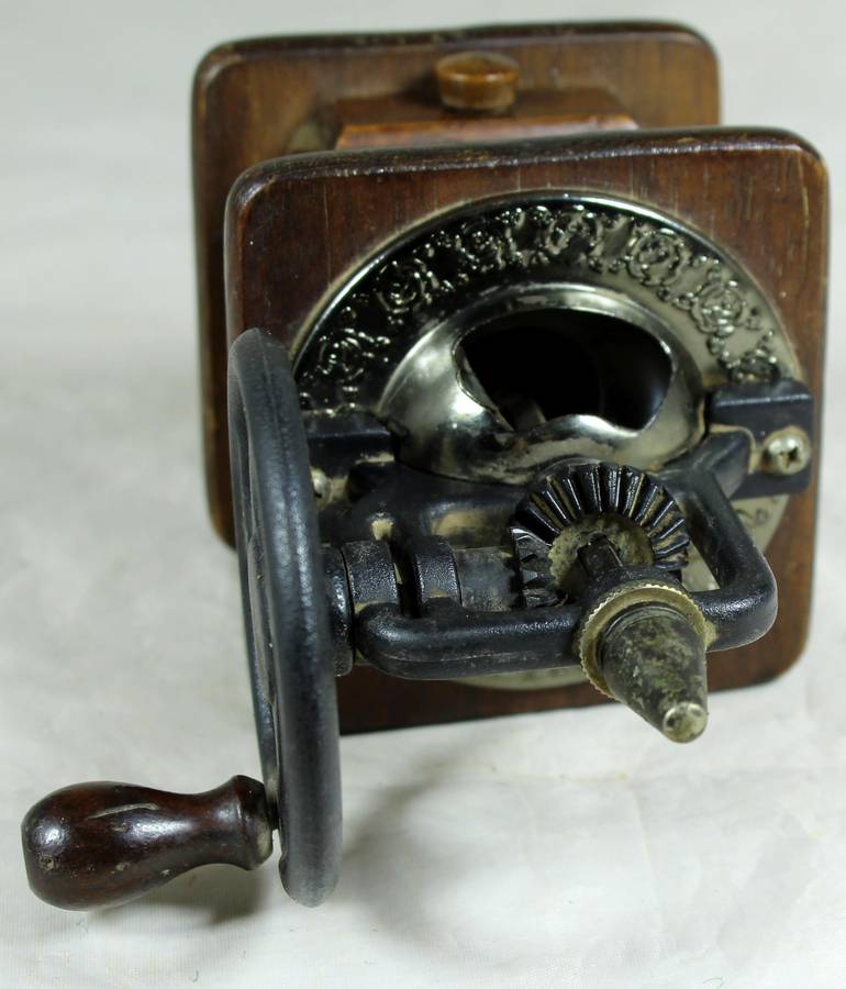 Ornamental vintage coffee grinder