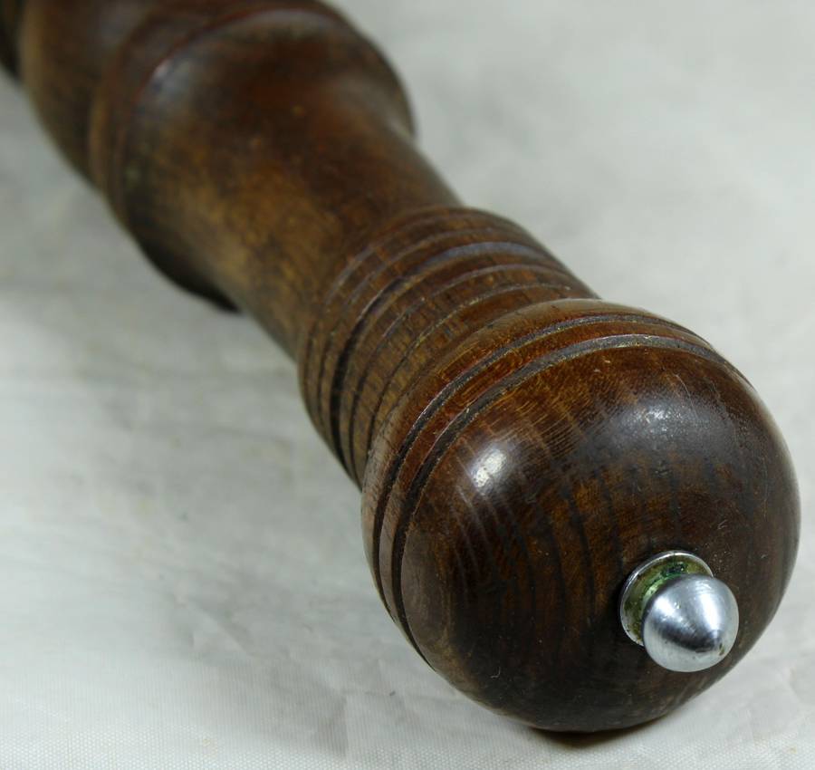Wooden pepper grinder
