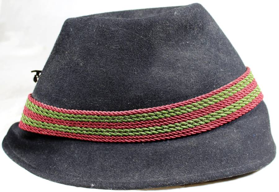 German traditional hat with metal pins
