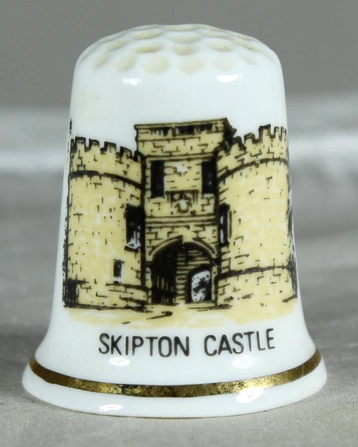Bone China thimble - Skipton castle