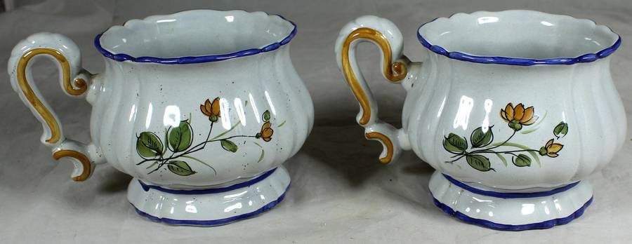 Pair of Italian candle holders