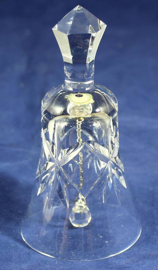 Cut crystal bell