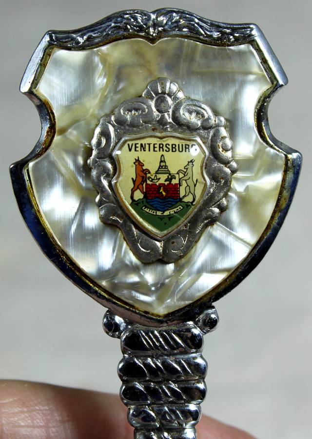 Souvenir silver plated bell - Ventersburg