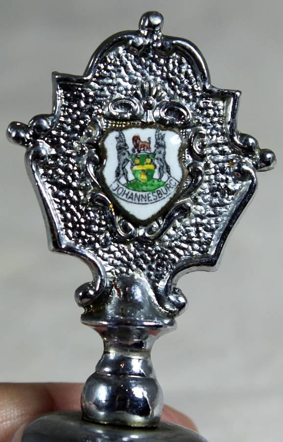 Souvenir silver plated bell - Johannesburg
