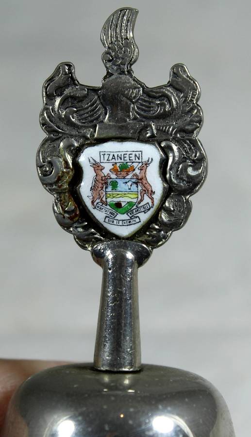 Souvenir silver plated bell - Tzaneen