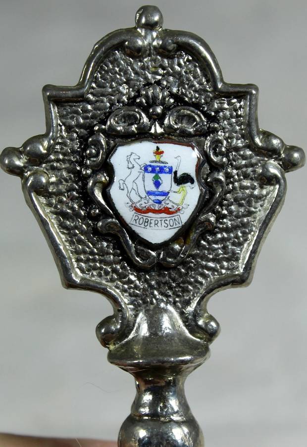 Souvenir silver plated bell - Robertson