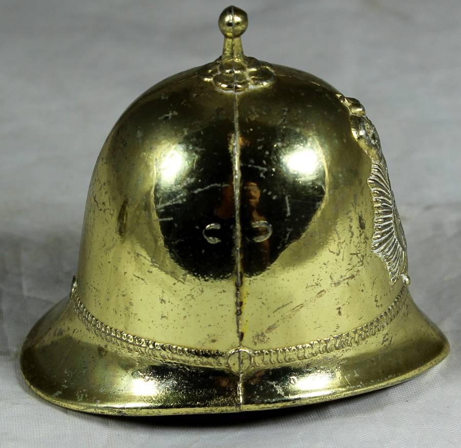 Brass bell - British police helmet