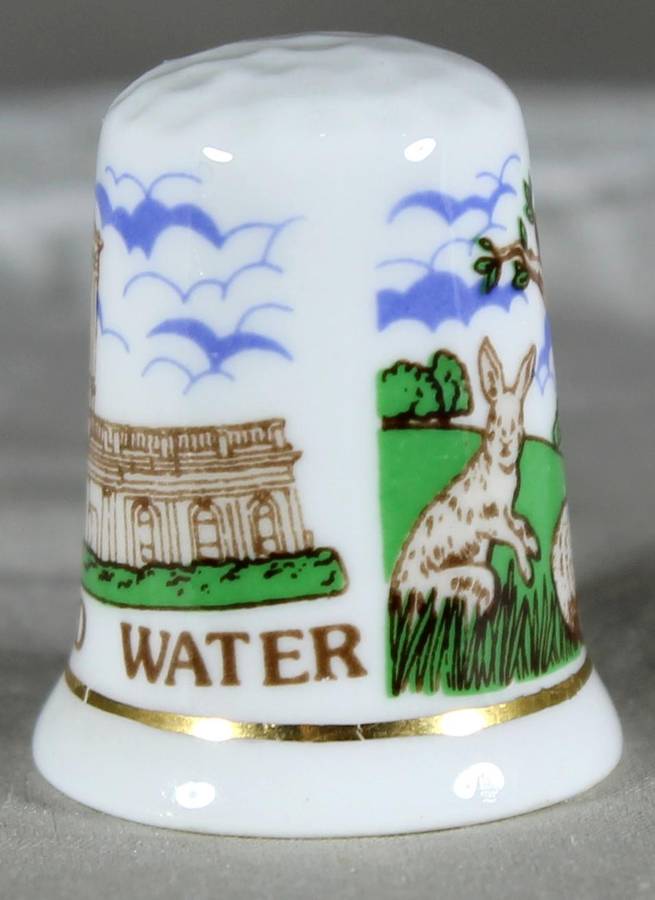 Bone China thimble - Rutland - Fenton