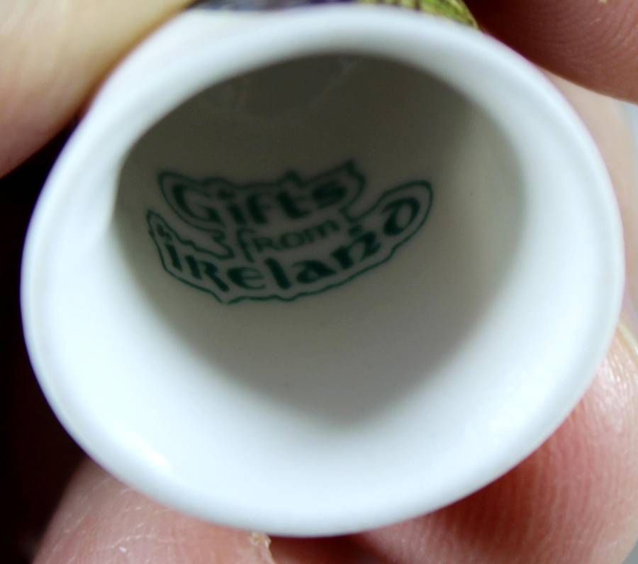 Bone China thimble - Cliffs of Moher - Gifts from Ireland