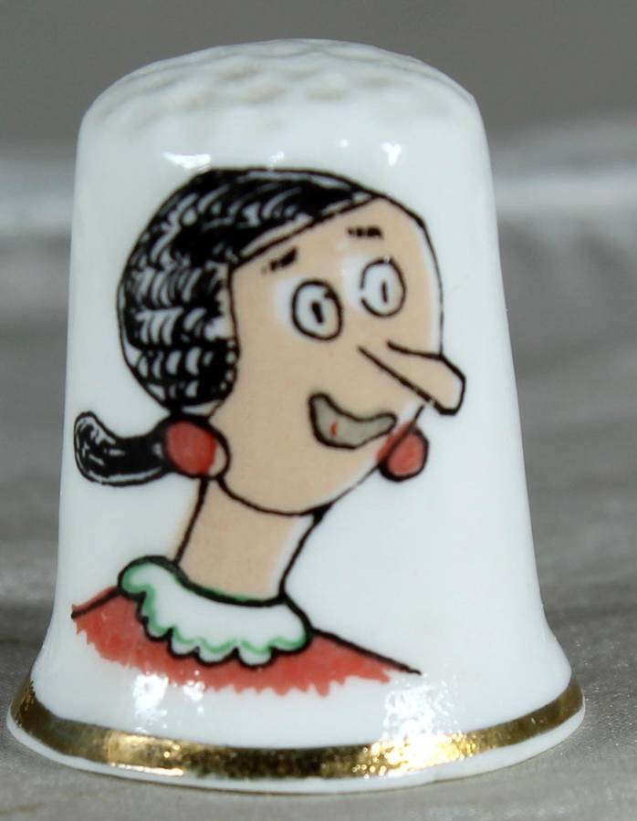 Bone China thimble - Olive - From Popeye