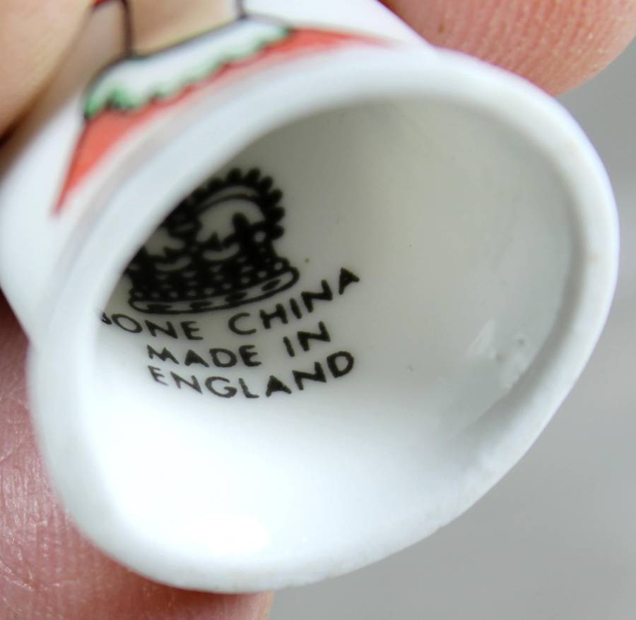 Bone China thimble - Olive - From Popeye