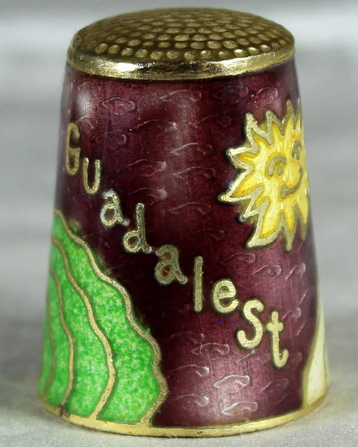 Cloisonne thimble - Guadalest