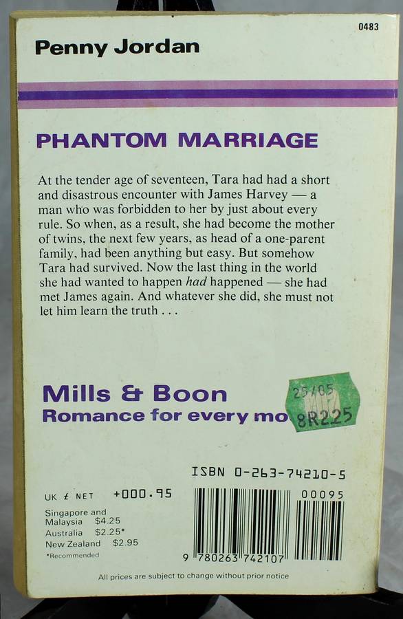 Phantom marriage - P Jordan - Mills & Boon