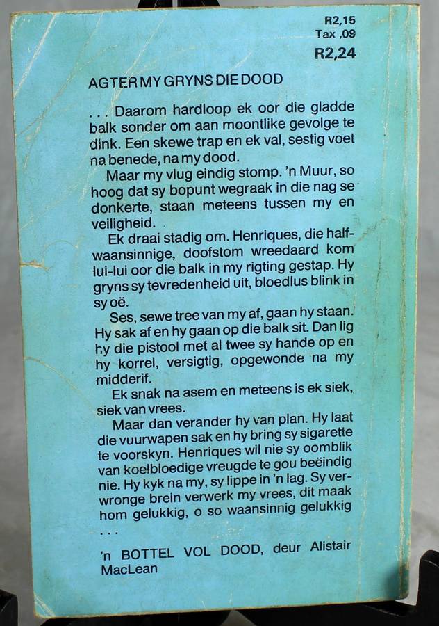 n Bottel vol dood - A MacLean