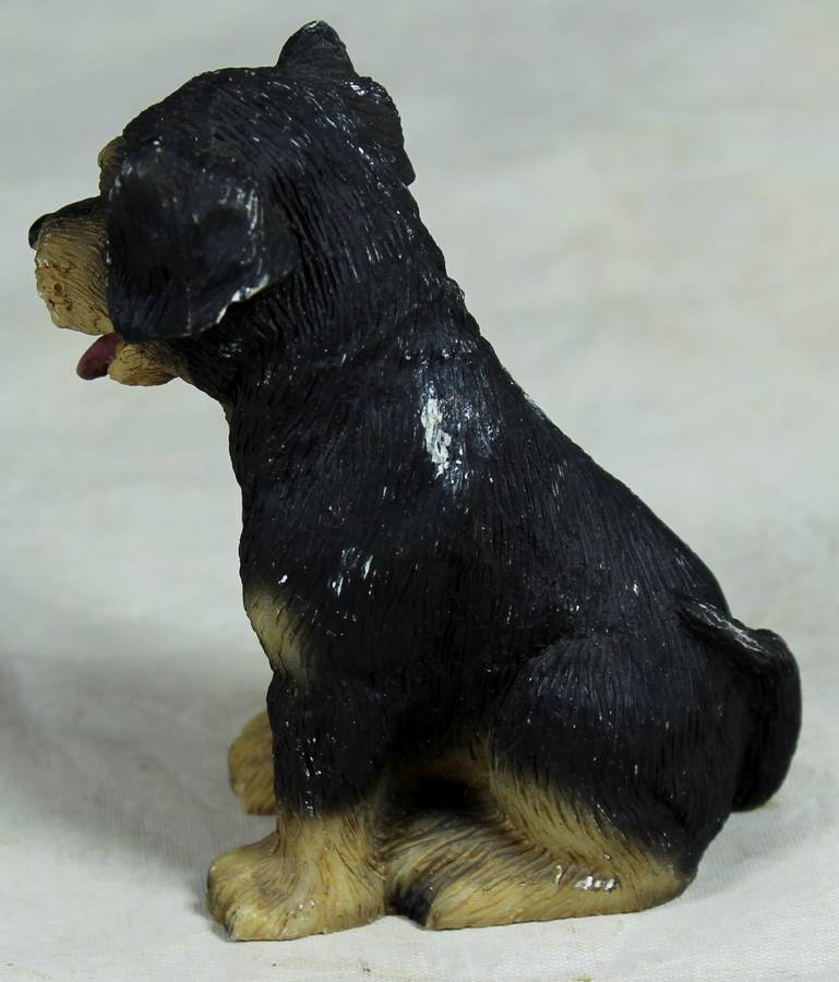 Molded rottweiler puppy