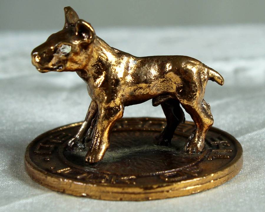 Miniature copper plated - Jock of the Bushveld