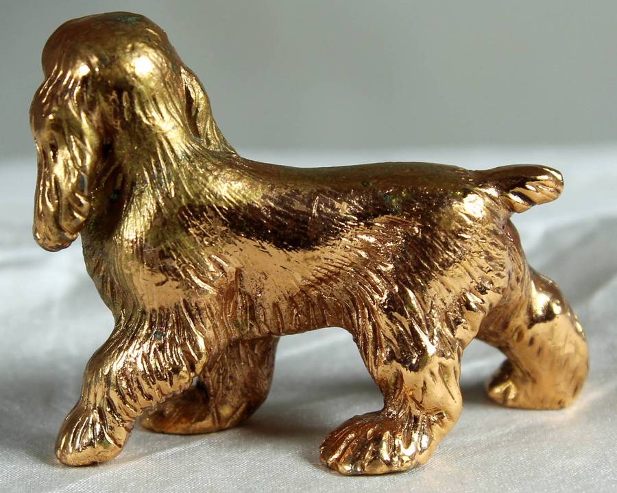 Miniature copper plated - Cocker spaniel