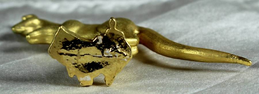 Miniature plated metal - Kangaroo