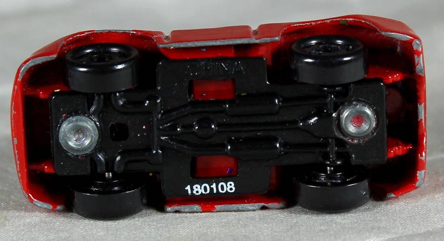 Micro metal body - red Ferrari