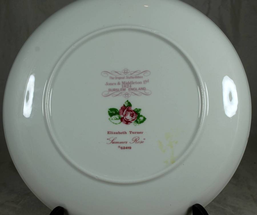 Elizabeth Turner - summer rose #62419 - display plate