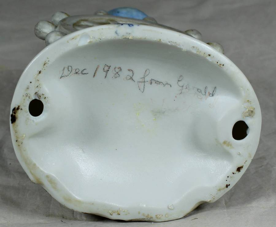 Ceramic Naval captain smoking a pipe