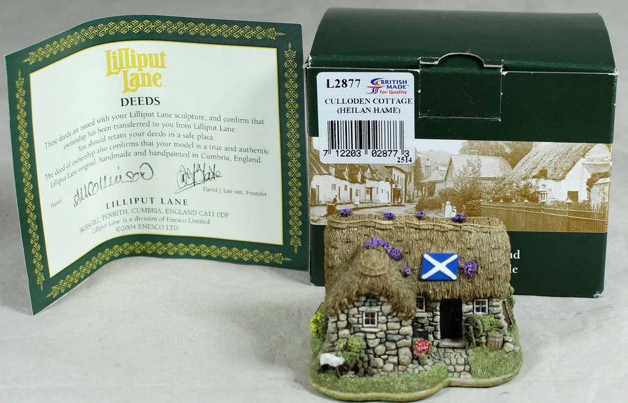 Lilliput Lane - Culloden Cottage - With Deeds certificate - Boxed