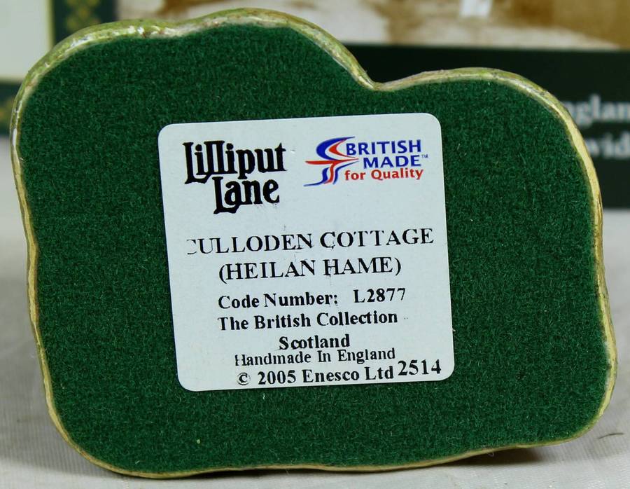 Lilliput Lane - Culloden Cottage - With Deeds certificate - Boxed
