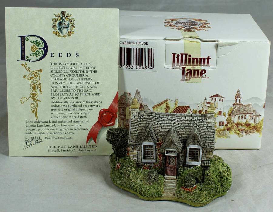 Lilliput Lane - Carrick House - With Deeds certificate - Boxed