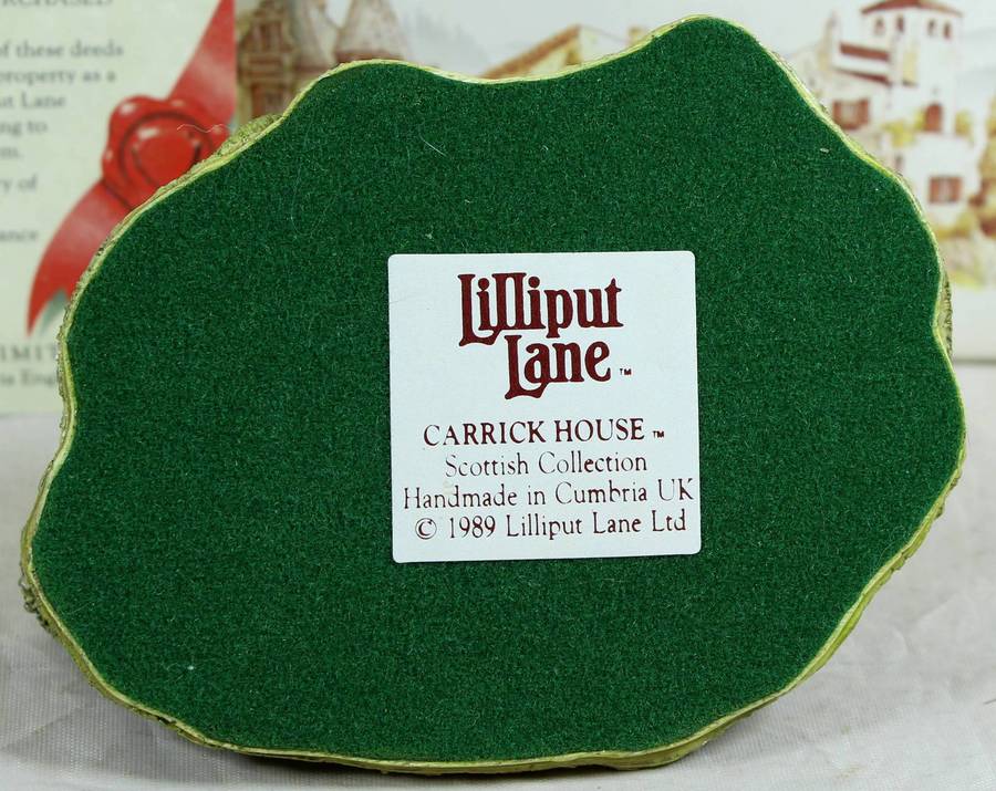 Lilliput Lane - Carrick House - With Deeds certificate - Boxed
