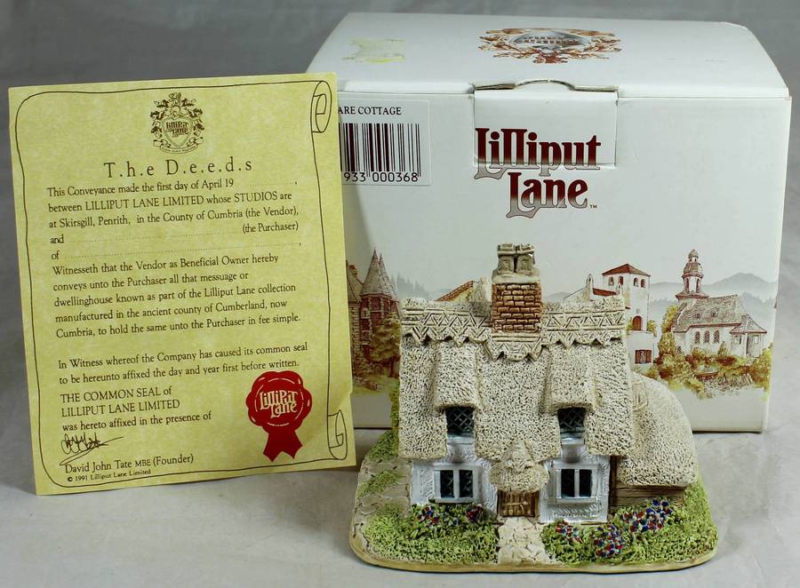 Lilliput Lane - Clare Cottage - With Deeds certificate - Boxed