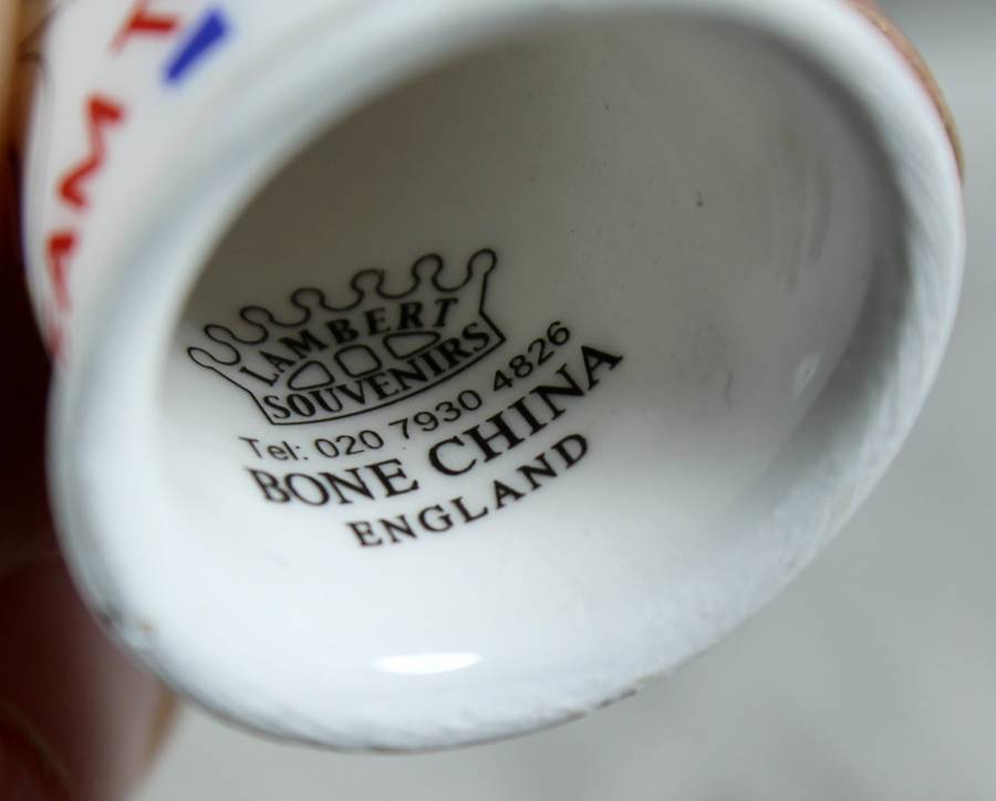 Advertising thimble - Cornish cream tea